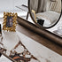 Cocoon Trousse Keramik vanity with ceramic top and LED mirror by Cattelan Italia | Casa Design Group