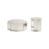 Colonna Coffee Table by Tacchini with a mirrored glass exterior and marble top.