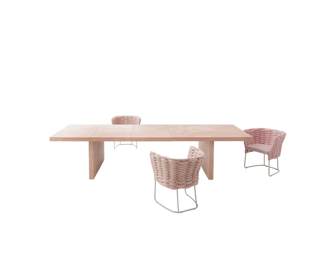 Durable and Luxury Concreto Outdoor Dining Table  by Paola Lenti Casa Design Group