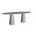 Ceramic Top Conix Ellipse Outdoor Concrete Table by Royal Botania Casa Design Group