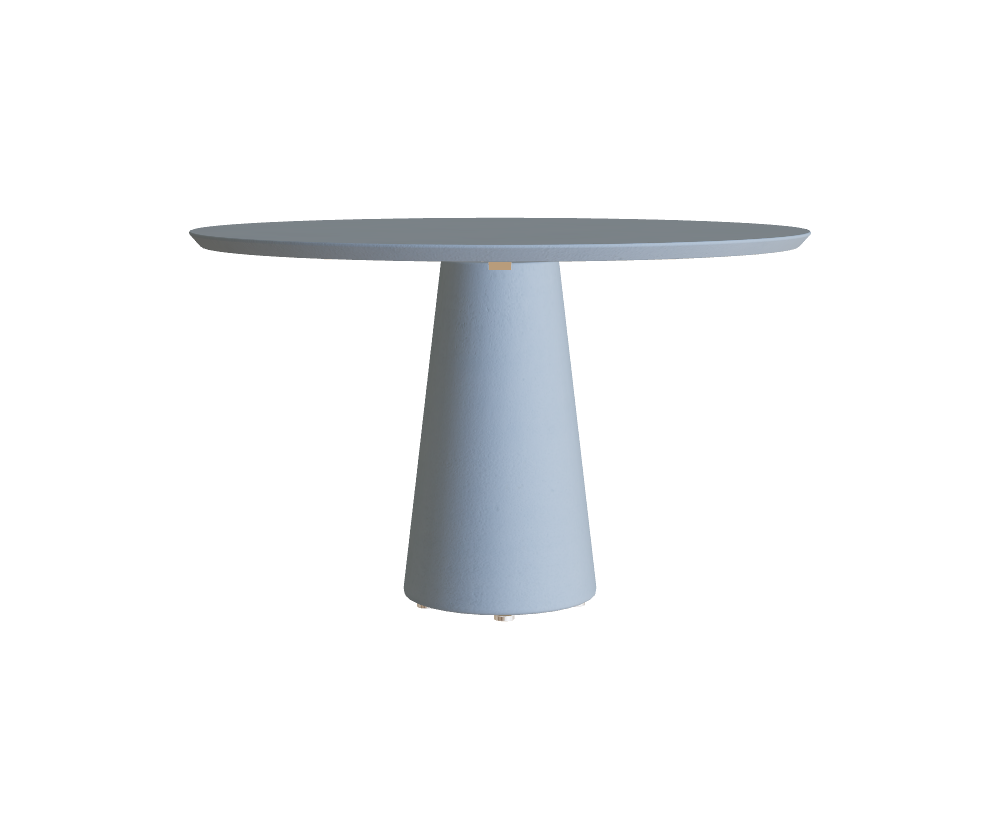 Modern Conix Round Concrete Outdoor Dining Table by Royal Botania Casa Design Group