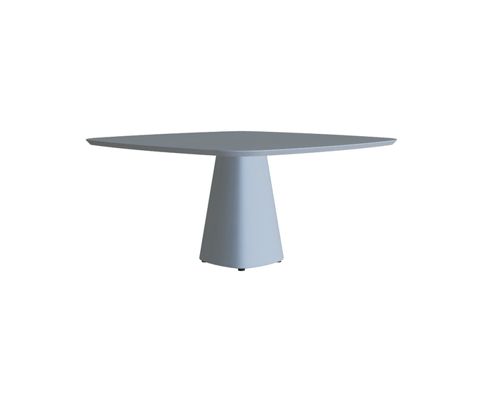 Modern Conix Square Concrete Outdoor Dining Table by Royal Botania Casa Design Group