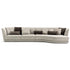Foster Low Sofa by Frigerio with refined contemporary design and premium upholstery | Casa Design Group