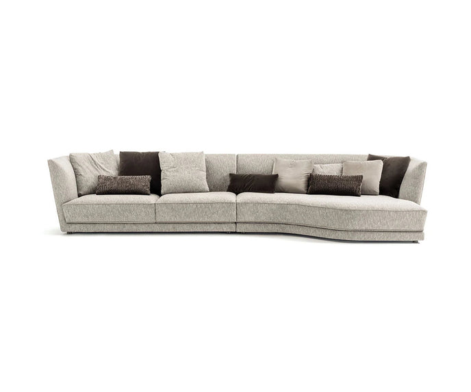 Foster Low Sofa by Frigerio with refined contemporary design and premium upholstery | Casa Design Group