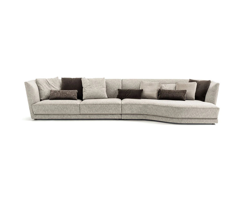 Foster Low Sofa by Frigerio with refined contemporary design and premium upholstery | Casa Design Group
