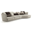 Foster Low Sofa by Frigerio with refined contemporary design and premium upholstery | Casa Design Group