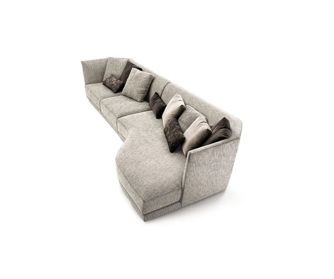 Foster Low Sofa by Frigerio with refined contemporary design and premium upholstery | Casa Design Group