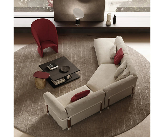 Mayu Lounge Chair by Frigerio with sculptural monoblock design, premium upholstery, and contemporary Italian craftsmanship | Casa Design Group