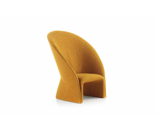 Mayu Lounge Chair by Frigerio with sculptural monoblock design, premium upholstery, and contemporary Italian craftsmanship | Casa Design Group