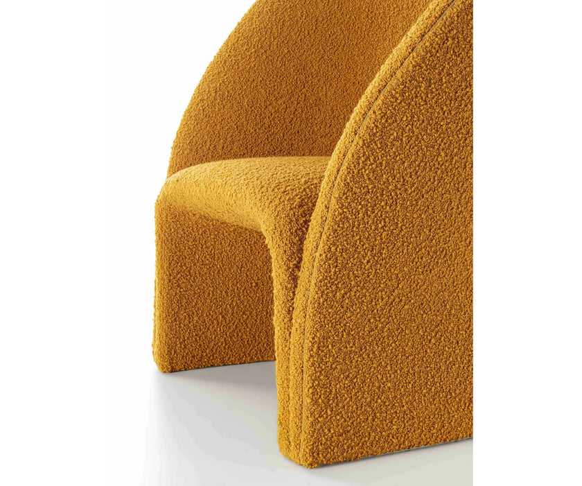 Mayu Lounge Chair by Frigerio with sculptural monoblock design, premium upholstery, and contemporary Italian craftsmanship | Casa Design Group