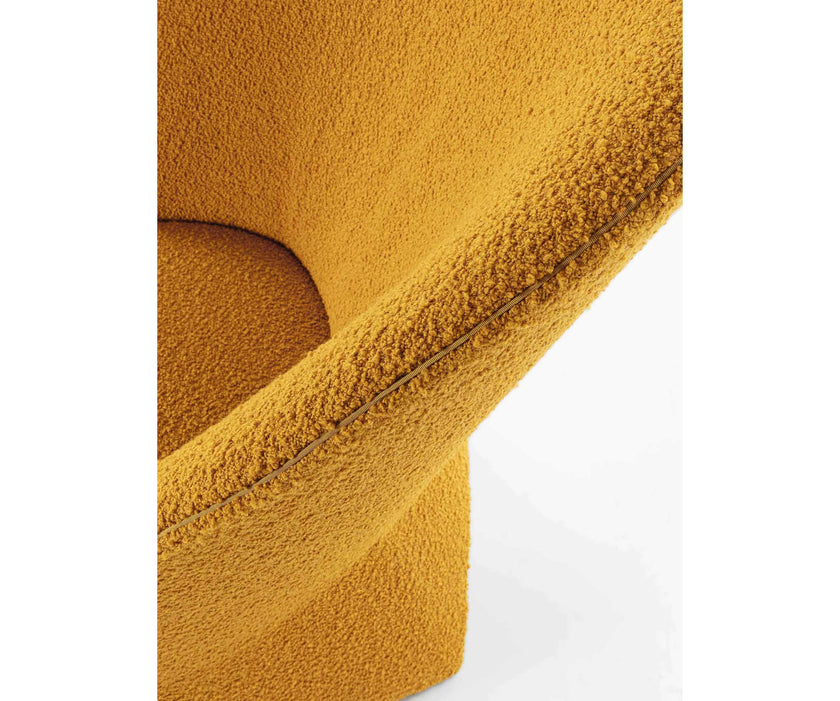 Mayu Lounge Chair by Frigerio with sculptural monoblock design, premium upholstery, and contemporary Italian craftsmanship | Casa Design Group