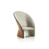Mayu Lounge Chair by Frigerio with sculptural monoblock design, premium upholstery, and contemporary Italian craftsmanship | Casa Design Group