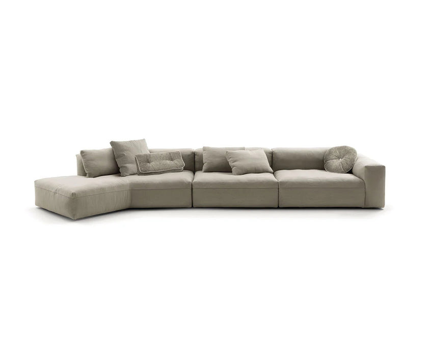 Cooper Soft Sectional Sofa by Frigerio contemporary modular sectional with Cloud Foam comfort and Italian design | Casa Design Group