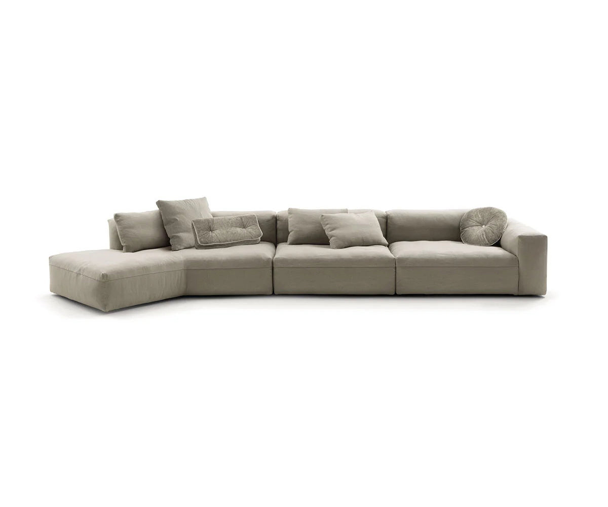 Cooper Soft Sectional Sofa by Frigerio contemporary modular sectional with Cloud Foam comfort and Italian design | Casa Design Group