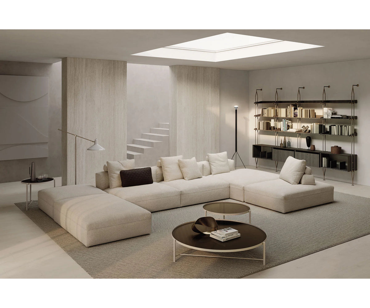 Cooper Soft Sectional Sofa by Frigerio contemporary modular sectional with Cloud Foam comfort and Italian design | Casa Design Group