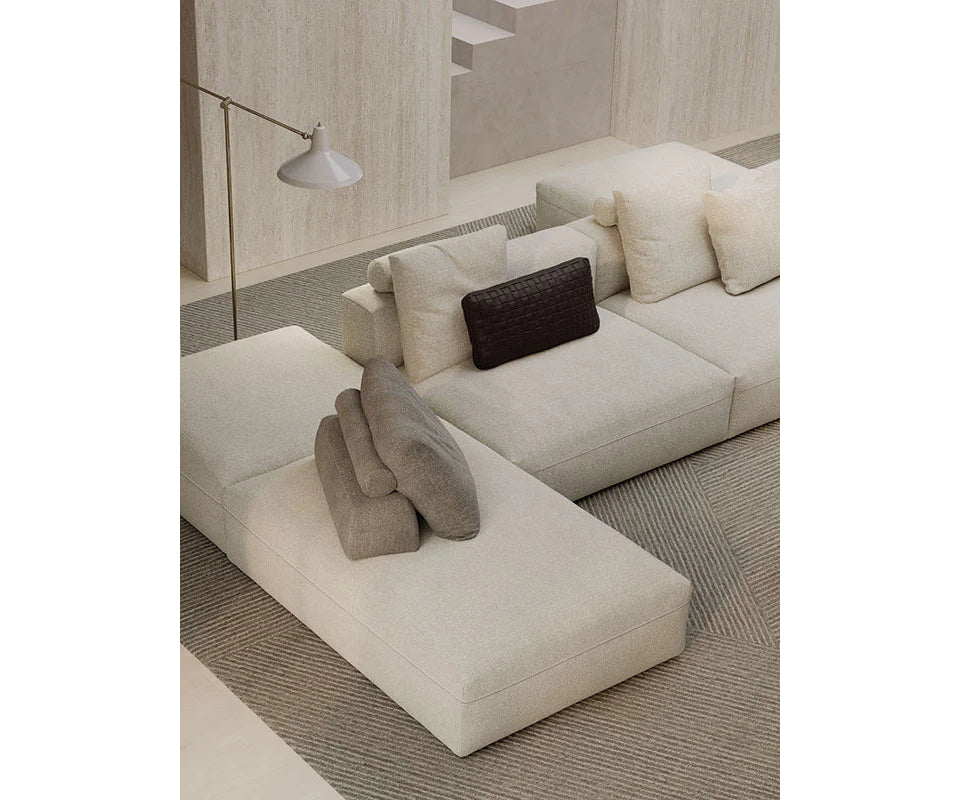 Cooper Soft Sectional Sofa by Frigerio contemporary modular sectional with Cloud Foam comfort and Italian design | Casa Design Group