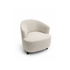 Copine Lounge Chair by Porada with soft upholstered silhouette and refined Italian craftsmanship | Casa Design Group