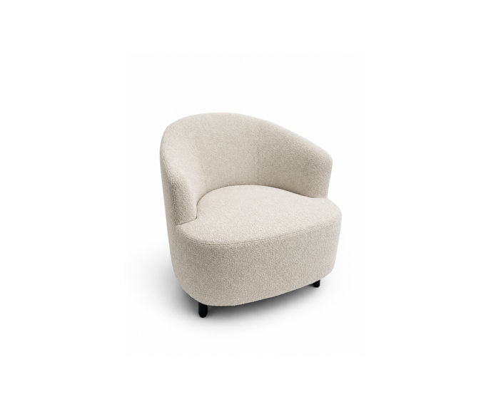 Copine Lounge Chair by Porada with soft upholstered silhouette and refined Italian craftsmanship | Casa Design Group