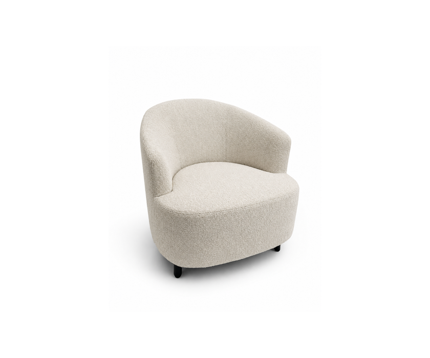 Copine Lounge Chair by Porada with soft upholstered silhouette and refined Italian craftsmanship | Casa Design Group