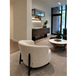 Copine Lounge Chair by Porada with soft upholstered silhouette and refined Italian craftsmanship | Casa Design Group