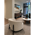 Copine Lounge Chair by Porada with soft upholstered silhouette and refined Italian craftsmanship | Casa Design Group