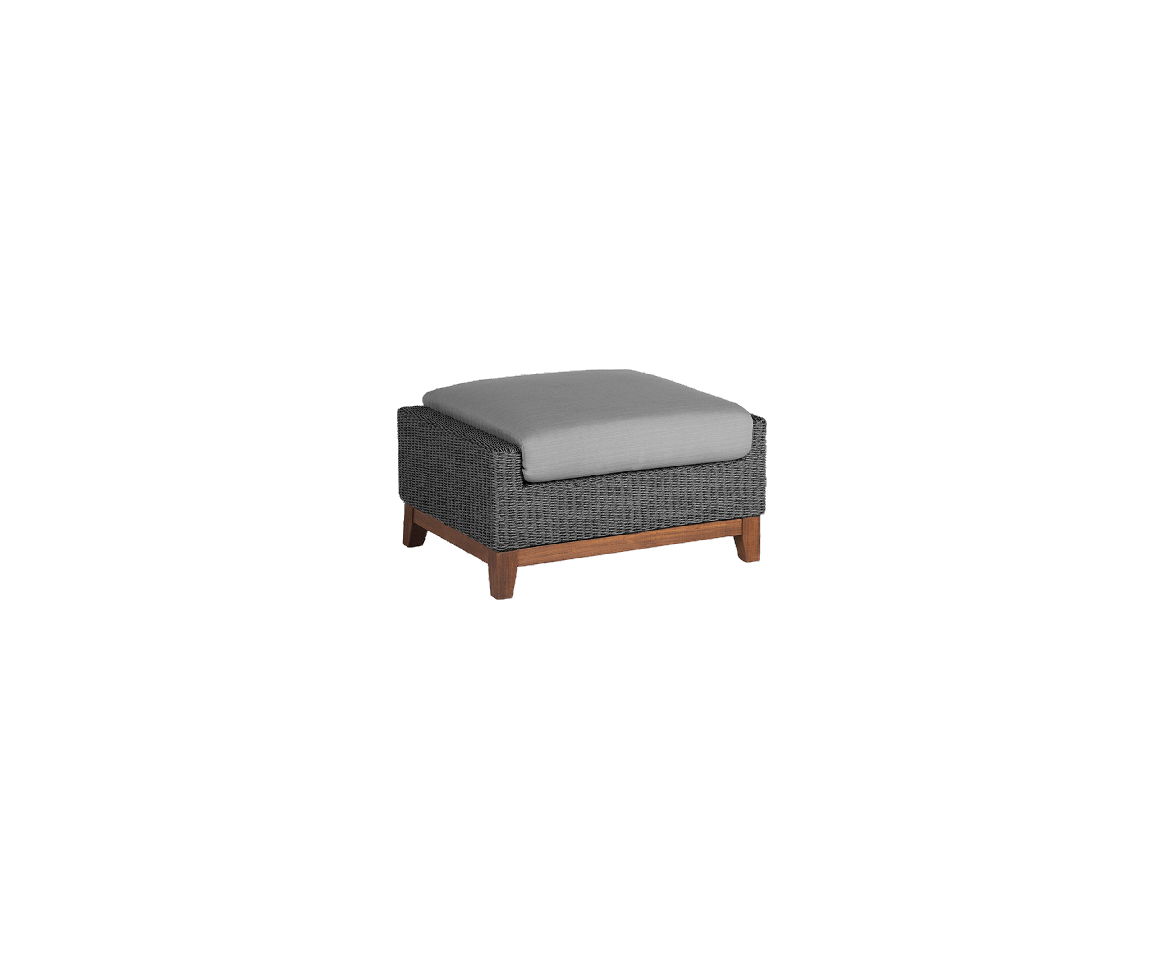 High end Coral Ottoman by Jensen Outdoor Casa Design