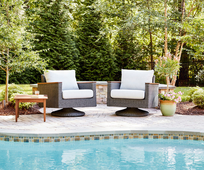 Coral Swivel Rocker Chair | Jensen Outdoor