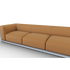 Cornaro sofa by Cassina with solid wood frame and upholstered cushions in geometric design – Casa Design Group