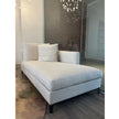 Crescent Chaise Lounge Left floor sample by CAMERICH with tailored upholstery – Casa Design Group