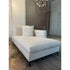 Crescent Chaise Lounge Left floor sample by CAMERICH with tailored upholstery – Casa Design Group