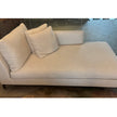 Crescent Chaise Lounge Left floor sample by CAMERICH with tailored upholstery – Casa Design Group