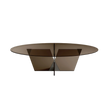 Crossover Glass Dining Table by Massimo Castagna for Tonelli Design | Casa Design Group