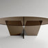 Crossover Glass Dining Table by Massimo Castagna for Tonelli Design | Casa Design Group