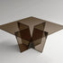 Crossover Glass Dining Table by Massimo Castagna for Tonelli Design | Casa Design Group