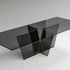 Crossover Glass Dining Table by Massimo Castagna for Tonelli Design | Casa Design Group