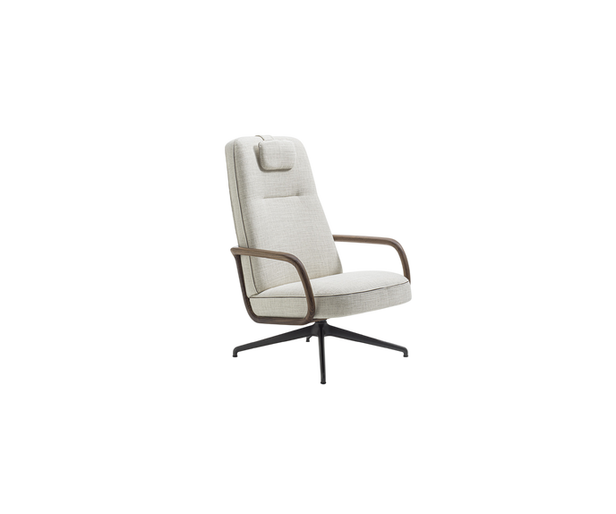 Cuna Lounge High Armchair by Emmanuel Gallina for Porada | Casa Design Group