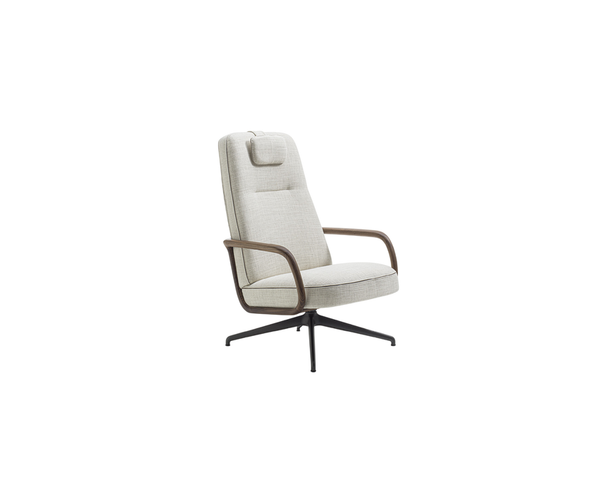 Cuna Lounge High Armchair by Emmanuel Gallina for Porada | Casa Design Group