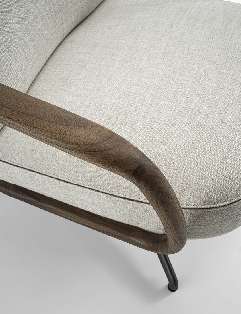 Cuna Lounge High Armchair by Emmanuel Gallina for Porada | Casa Design Group