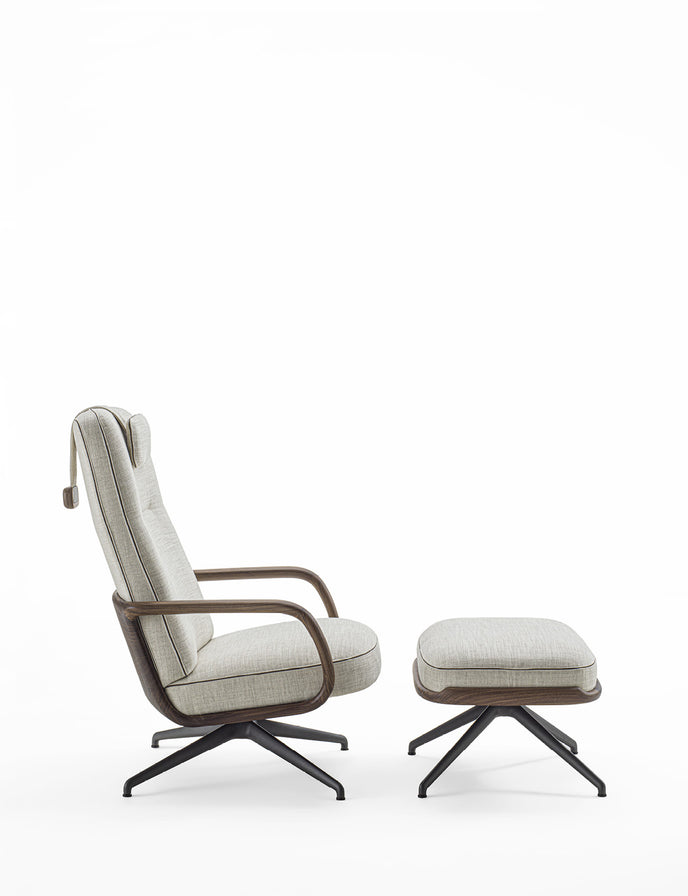Cuna Lounge High Armchair by Emmanuel Gallina for Porada | Casa Design Group