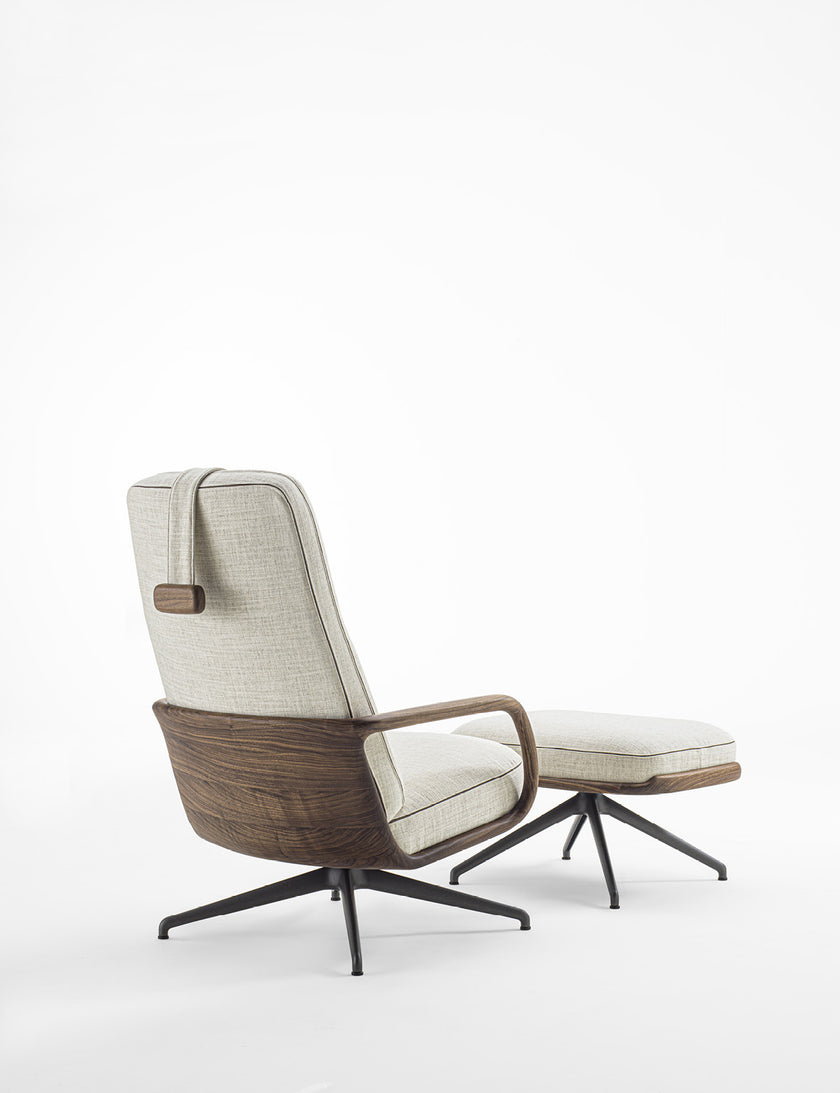 Cuna Lounge High Armchair by Emmanuel Gallina for Porada | Casa Design Group