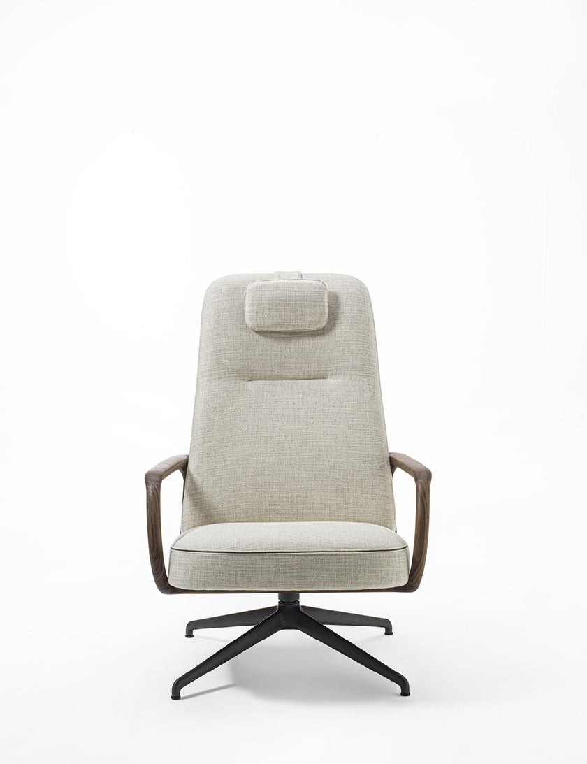 Cuna Lounge High Armchair by Emmanuel Gallina for Porada | Casa Design Group