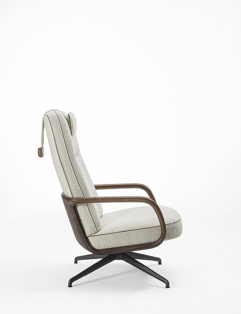 Cuna Lounge High Armchair by Emmanuel Gallina for Porada | Casa Design Group
