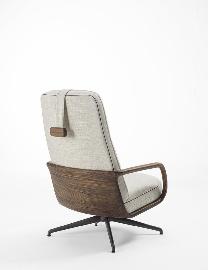 Cuna Lounge High Armchair by Emmanuel Gallina for Porada | Casa Design Group