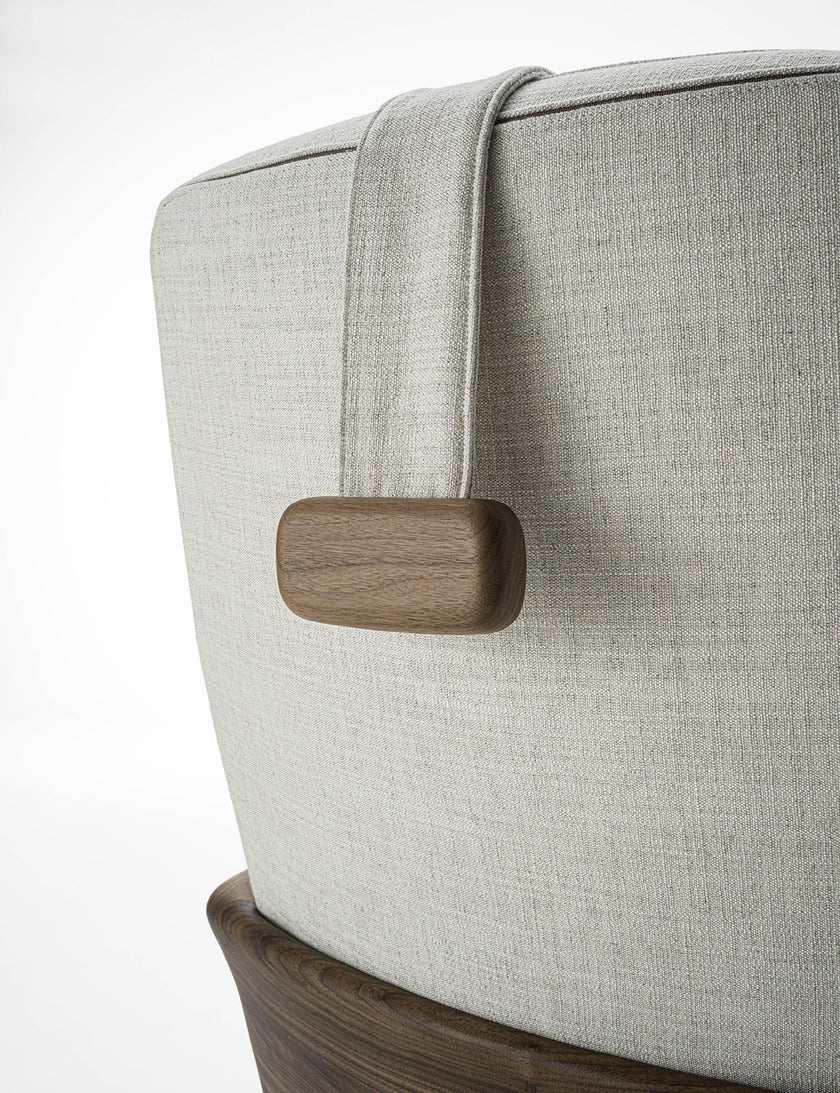Cuna Lounge High Armchair by Emmanuel Gallina for Porada | Casa Design Group