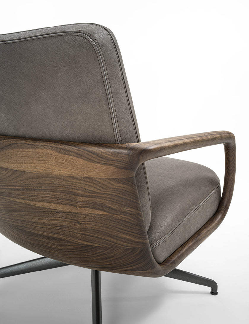 Cuna Lounge Low Armchair by Emmanuel Gallina for Porada | Casa Design Group