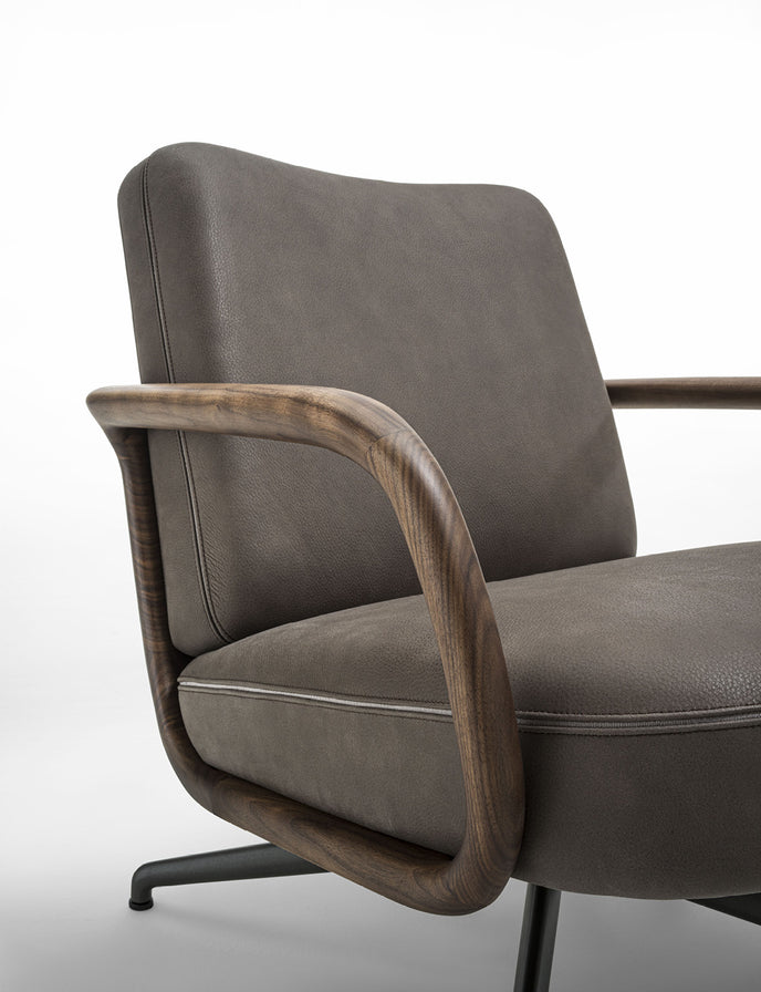 Cuna Lounge Low Armchair by Emmanuel Gallina for Porada | Casa Design Group