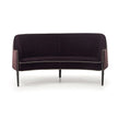 Jackie Bergère Sofa by Frigerio featuring a curved silhouette, sculpted armrests, and a high enveloping backrest | Casa Design Group