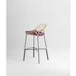 Minimalist Cut Outdoor Barstool with Steel Frame by Potocco | Casa Design Group