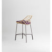 Minimalist Cut Outdoor Barstool with Steel Frame by Potocco | Casa Design Group