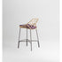 Minimalist Cut Outdoor Barstool with Steel Frame by Potocco | Casa Design Group